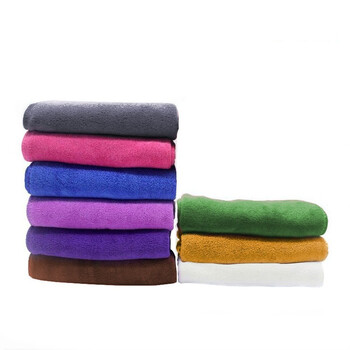 冰禹 BYjj-117 清洁抹布百洁布 装修工作毛巾清洁抹布30×60cm 紫色（10条）