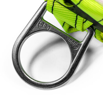 建钢 五点式安全带680810 国标全身式高空作业装备安全绳套装 防坠器保险带含尼龙缓冲绳