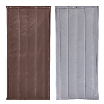 科力邦（Kelibang） 棉门帘 1.2*2.2米加厚冬季火车站挡风门帘隔断加厚帘子保温隔音门帘 咖色 KB3408 定制款