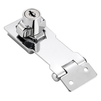 稳斯坦 W900 带锁搭扣锁 锁牌锁扣抽屉锁柜门锁办公桌衣柜锁 亮光3寸