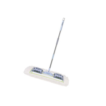 亿丽佳 平板拖把大号尘推木地板大理石瓷砖吸水棉纱平板拖把（潇洒600铝板） 5件/组