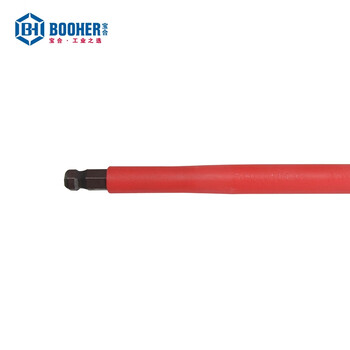 宝合(booher)注塑型双色绝缘T型球头内六角扳手5mm 0227250