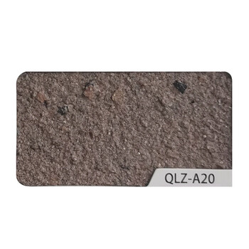 齐鲁 真石漆 QLZ-A20 天然真石漆防水砂岩石头岩片外墙涂料喷砂水性环保仿石漆25kg/桶【企业定制】