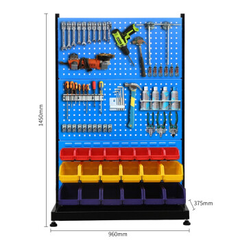 金兽五金工具架960*375*1450mm多功能展示架物料整理架置物架可定制GC1172单面固定款