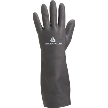 代尔塔（Deltaplus）201510 VE510 高性能氯丁橡胶防化手套 耐油耐热防酸碱 工作劳保手套 定做 10码 12副