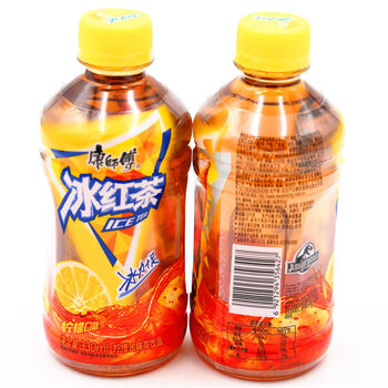 康师傅冰红茶330ml12瓶整箱柠檬味果茶夏日饮料饮品冰红茶330ml12瓶