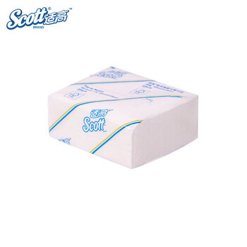 金佰利适高 原浆单层抽取式餐巾纸 商用酒店企业公司商场餐巾纸  200抽/包 60包1箱装 量贩超值 0750-20