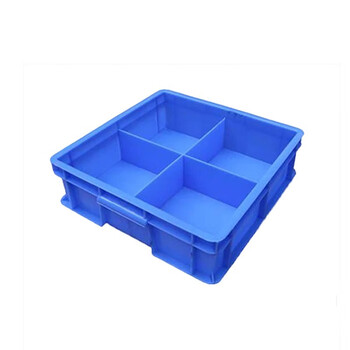 京度370*355*110分格箱物料分格箱多格收纳盒五金工具箱元件螺丝盒分类盒4格