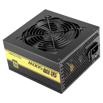 先马（SAMA）金牌500W 额定功率500W 台式电脑主机箱电源 80PLUS金牌/主动PFC/全电压/LLC谐振电路/固态电容