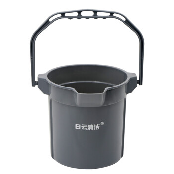 白云清洁（baiyun cleaning）AF08335 清洁刻度提水桶 带导流口清洁桶塑料桶 14L