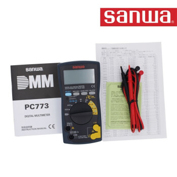 sanwa PC773 数字万用表四位半真有效值交直流11A电压1000V电容110mF可另配软件连接PC 1年维保