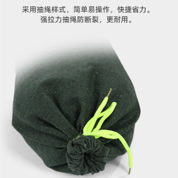 鼎红 防汛沙袋消防堵水防洪帆布沙袋 物业地下室雨季挡水袋不含沙30*70cm（3个装）