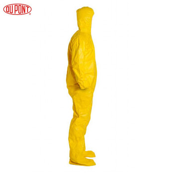 杜邦（DUPONT）TychemC 连体防护服防化服耐高浓度强酸碱化学液体耐腐蚀防油防水服L码1件