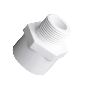 联塑 LESSO PVC-U给水配件外丝异径直接头 dn32XR1/2＂白色