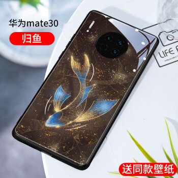 罡度华为mate40pro手机壳时尚金箔鹿mate40网红男女全包mate30epro