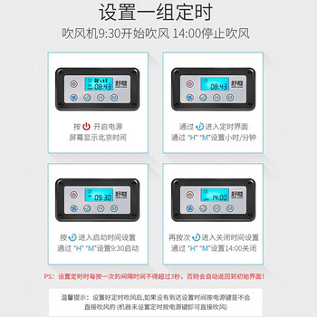 舒蔻 吹地机厕所强力吹干机厨房大功率地板吹风机工业商用仓库干燥酒店地毯烘干机【SK-180橙色/智能定时】