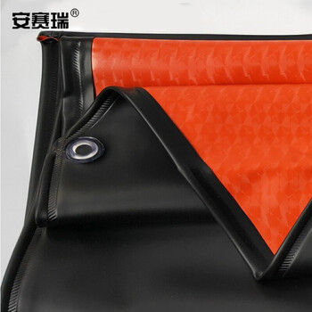 安赛瑞 防水防油围裙 挂脖围裙 黑色加厚PVC防水围裙 厨房洗车围裙 （2件装）黑色 12451