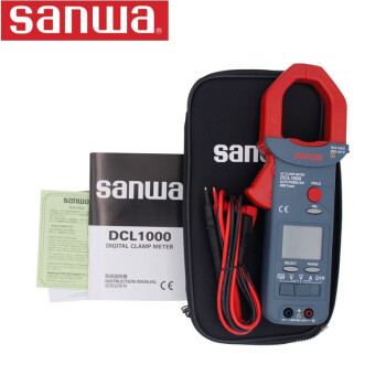 sanwa DCL1000 交流钳形表 交流1000A交直流电压600V通断万用表 1年维保