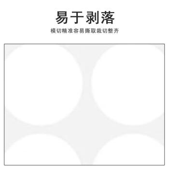 联嘉不干胶分类记号贴 彩色圆点贴 圆点标签颜色贴纸 白色16mm 一张88枚