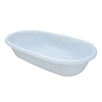 访客 FK 加厚塑料盆成人儿童大号洗澡盆椭圆长形养殖龙虾盆卖鱼盆废水处理盆养殖盆1200*670*260mm