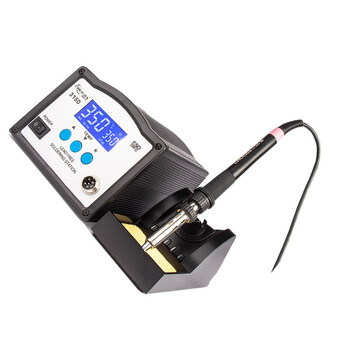 创时代chuera 高频无铅焊台 数显按键 可调温焊接台电烙铁工业级 315D 150W