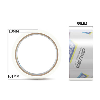 得力（deli）30273 高品质高透明封箱胶带 打包胶带 55mm×60y×50um 1筒（6卷）
