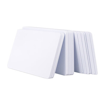 海斯迪克 HKW-280 门禁卡定做印刷复旦芯片非接触式智能M1感应会员卡定制 IC白卡 100张