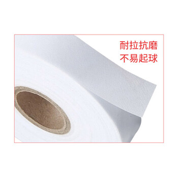 联嘉 涤纶上浆斜纹包边布 滚边条 服装辅料装饰带子 2cm×100m 白色