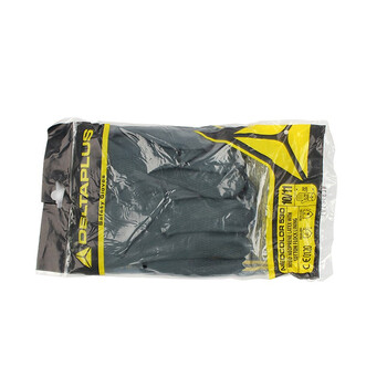 代尔塔（Deltaplus）201530 VE530 氯丁防化橡胶乳胶手套 耐腐蚀酸碱油脂耐热 黑色 定做 9.5码 12副