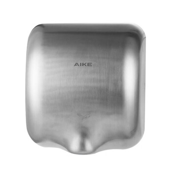 艾克（AIKE）AK2800 商务酒店不锈钢感应干手器卫生间洗手吹干器 1400W/冰丝银