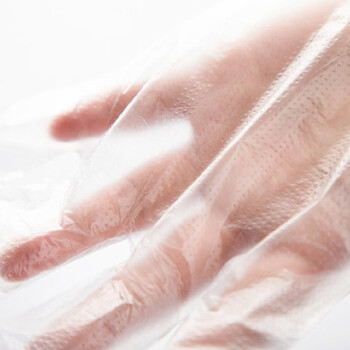 鸣固 一次性手套 透明CPE手套洗碗手套家务用防水防护手套劳保均码 100只/盒