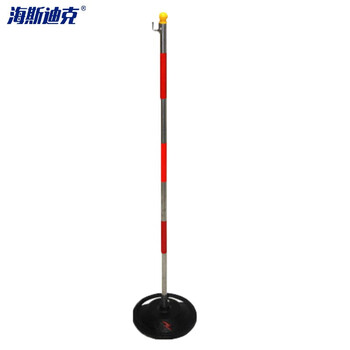海斯迪克 HK-350  电力施工安全围网支架 警示隔离网支架 警示带支柱隔离栏支架 不锈钢墩式支架