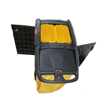 超宝（CHAOBAO）D-011-2C 多用途无盖清洁手推车 手推杂物车保洁车布草车物业商场酒店客房服务车