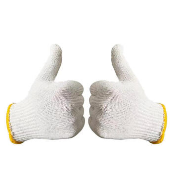 盖歇茂(GXM)耐磨线手套 劳保手套 棉纱手套 工地搬运维修车间工作12双/包【企业定制】