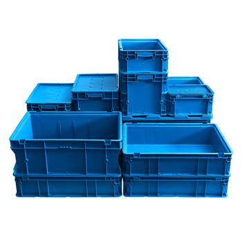 力王(POWERKING)可堆箱加厚耐摔塑料箱整理收纳箱工业汽配运输箱周转物流箱运输箱 F箱 600*400*220