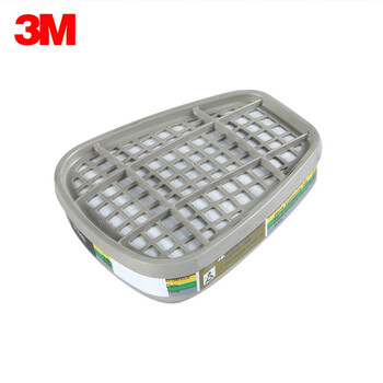 3M 6006CN滤毒盒 防护有机蒸气氯化氢氟化氢 搭配面具使用 6006
