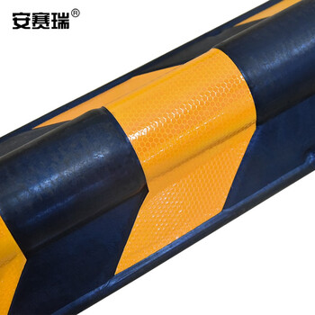 安赛瑞 反光墙角保护器（圆角）防撞护角 橡胶护墙角 反光条 11400