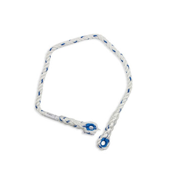 代尔塔（DELTAPLUS）507711 聚酰胺三股安全绳 高空防坠落双套头连接绳 定做 1米 1条