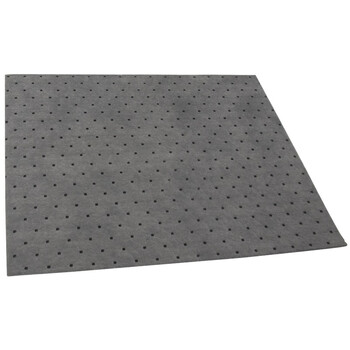 海斯迪克 HKLY-201 工业吸油棉 应急吸油垫吸油毡工业化学品吸附棉 泄露吸油材料 灰色40cm*50cm*2mm