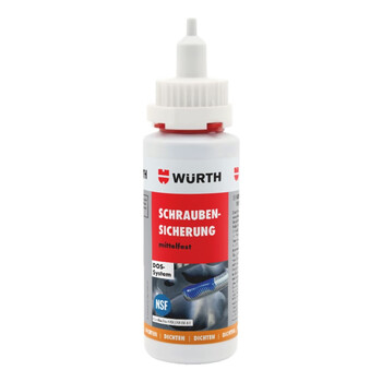 伍尔特官方（WURTH）0893243050 中强度螺丝紧固胶-50G 螺丝固定液 螺丝紧固胶 螺丝紧固