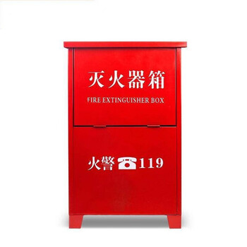 淮海 灭火器箱子消防箱4kg两只装 可放置2/3/4公斤干粉灭火器 2/3升水基灭火器两具 家公司用加厚升级款