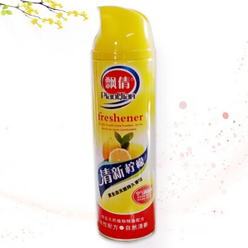 飘倩 空气清新剂喷雾芳香剂持久留香 清新柠檬500ml 5瓶起售