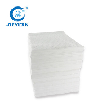 新络（XINLUO）OP4001X白色吸油垫480*380*4mm*100片/箱压点带撕线吸油棉撕开使用节省吸油片