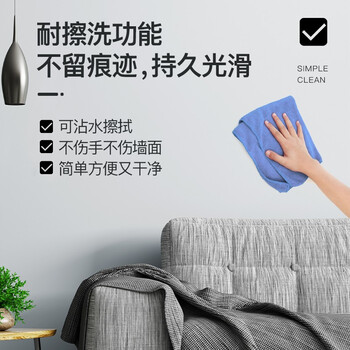 阿斯密 ASMES 5合1净味全效墙面漆 内墙漆 净味全效乳胶漆白色5L