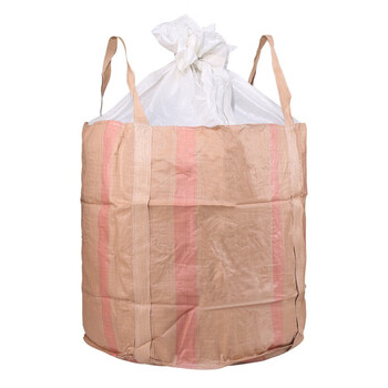 飞尔（FLYER）吨袋全新黄色太空袋 污泥预压袋 承重1.3吨 两吊兜底110x110【FLJD297】