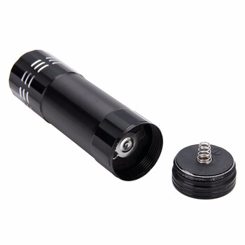 美消  led强光手电筒迷你小手电户外骑行非充电款 迷你LED小手电黑色/塑料款