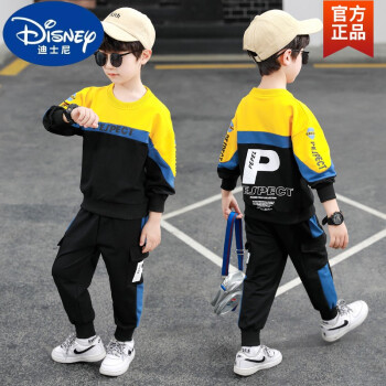 迪士尼disney商场同款男童春装套装新款儿童装洋气春秋季男孩帅气时髦
