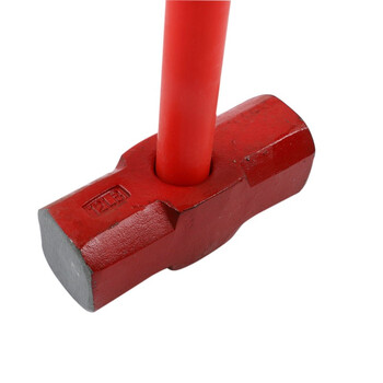 冰禹 BYB-188 长柄大铁锤八角锤子装修锤 砸墙锤破拆消防锤带柄八角锤 凿墙锤铁榔头 8磅