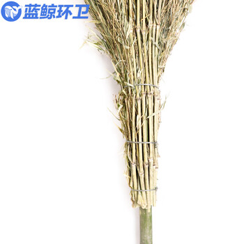 蓝鲸环卫 竹竿扫把10把装 手工竹扫帚竹笤帚物业大扫把环卫LJHW-9320