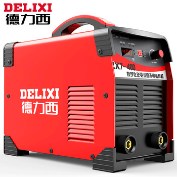德力西电焊机ZX7-400工业级三相电 380v 单电压工业级便携式焊机全套加粗10米线【400高端单电压】